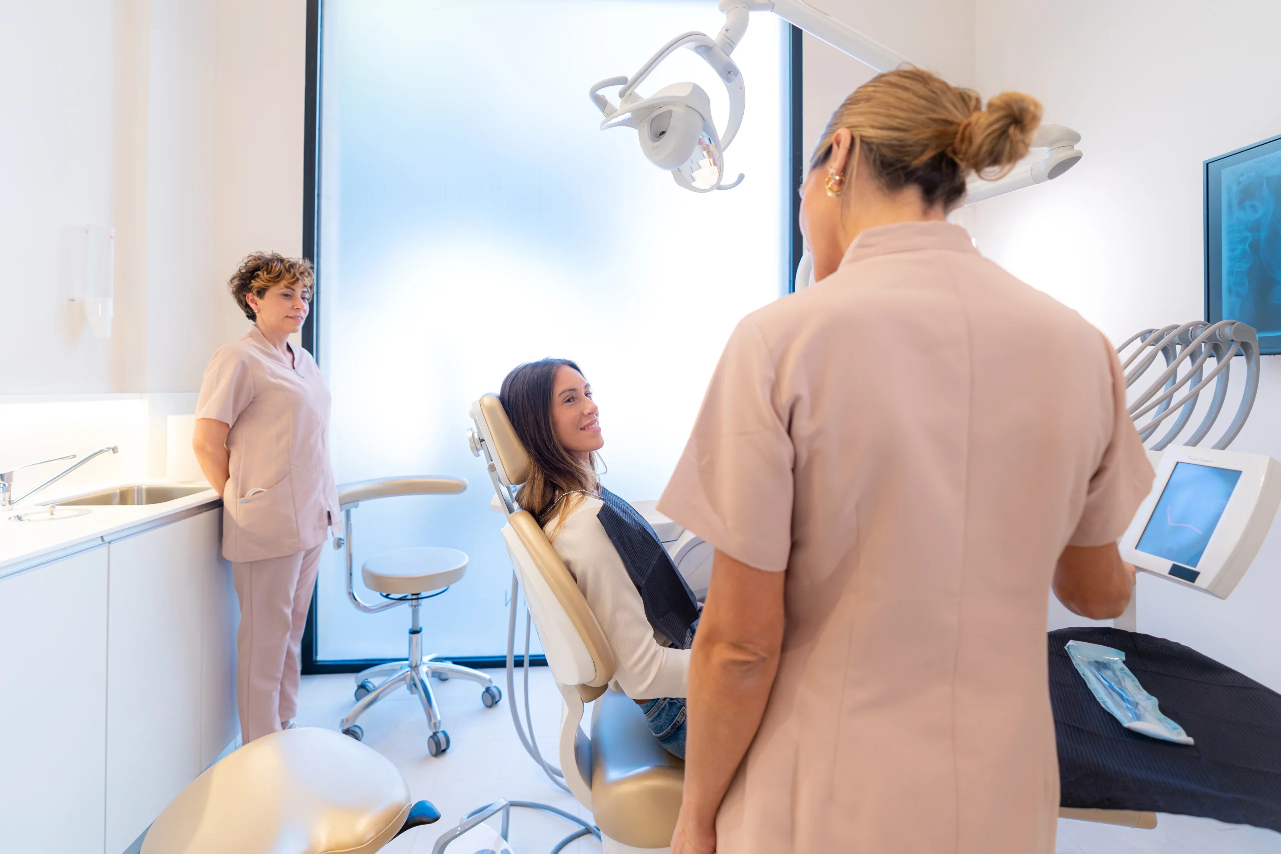 Composite bonding appointment at North Harrow Dental