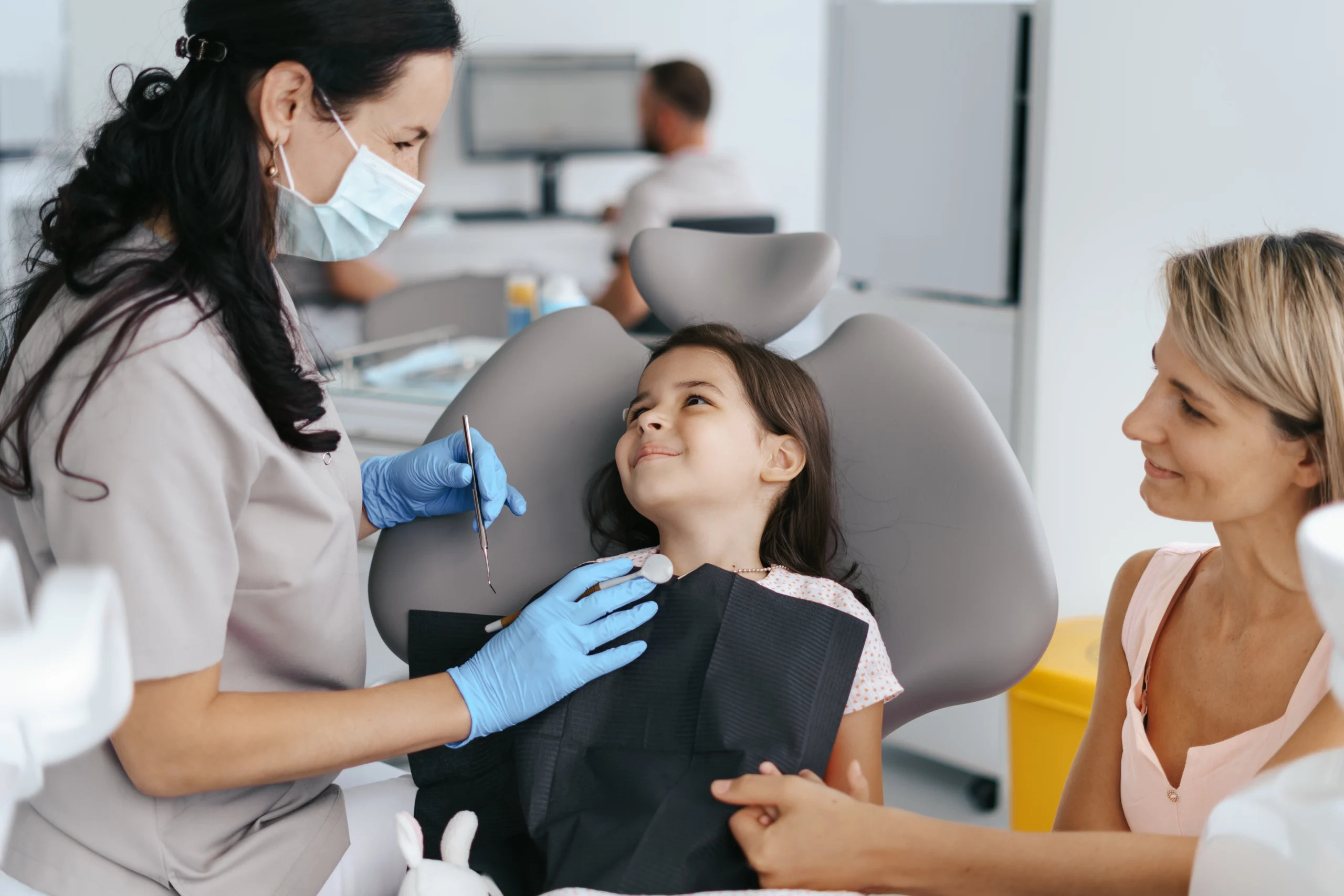 A happy, relaxed children's dental visit at North Harrow Dental